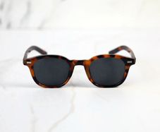 Tortoiseshell Rectangular Sunglasses UV400 (New)