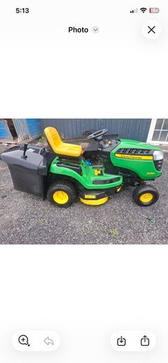Ride on lawn mower