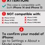 Free Postage! Brand New. iPhone 14 Case/iPhone 13 Case Silicone. Image 2