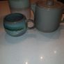 Considered by Helen James Hand Glazed Stoneware Teapot , Stoneware Vase and Mug ( 3 items ) Image 2