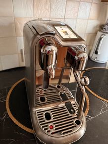 Sage Nespresso Creatista Pro Brushed Stainless Steel coffe machine