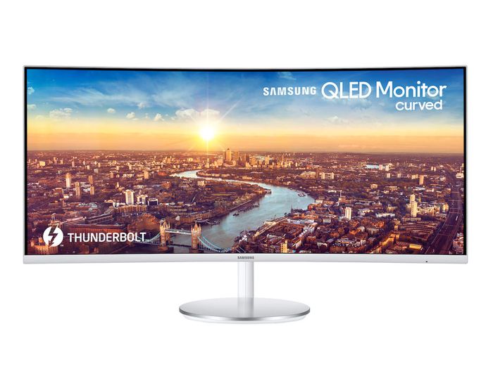 Samsung 34 inch Ultrawide Curved QLED Monitor C34J791WTU Gaming Office