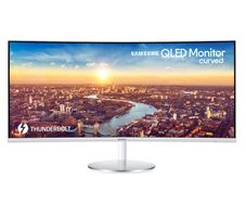 Samsung 34 inch Ultrawide Curved QLED Monitor C34J791WTU Gaming Office