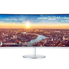 Samsung 34 inch Ultrawide Curved QLED Monitor C34J791WTU Gaming Office