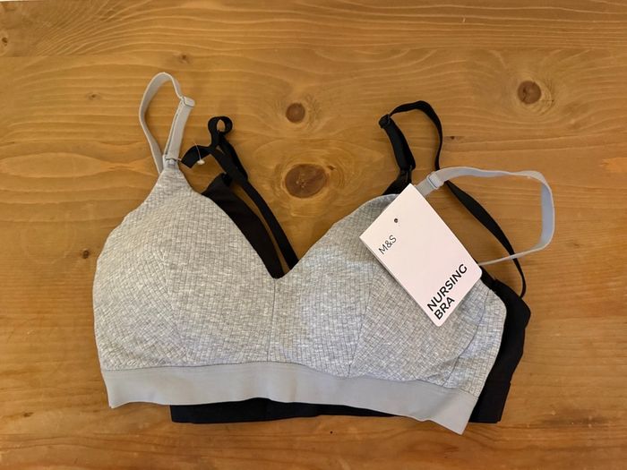 Nursing bras M and S