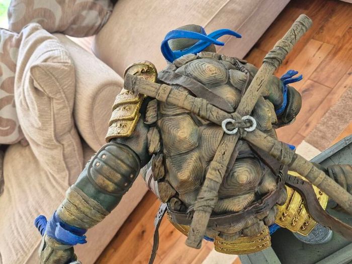 Tmnt Ninja Turtle Leonardo Custom Printed And Painted