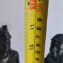 Set of 2 Maasai figure of African figures male with drume and lady Image 3