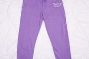 Juicy Couture Purple Lilac Graphic Cuffed Joggers Sweatpants Size S