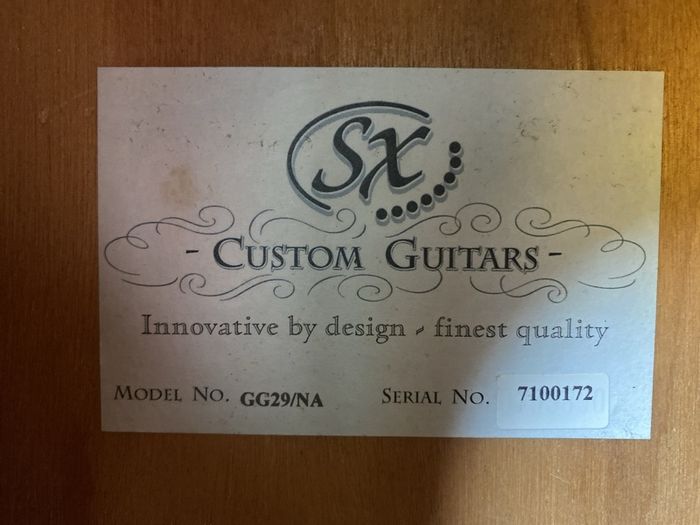 Sx acoustic guitar