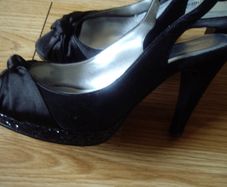 Brand new black shoes