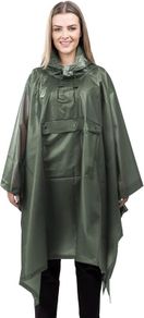 Brand New Navaris rain poncho bicycle poncho rain cape - poncho for bicycle rain - bicycle rain cape including storage bag - unisex - waterproof