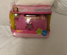 Barbie vintage cassette recorder with microphone