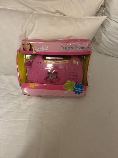Barbie vintage cassette recorder with microphone
