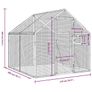 Aviary Anthracite 1.79x2x1.85 m Aluminium Image 4