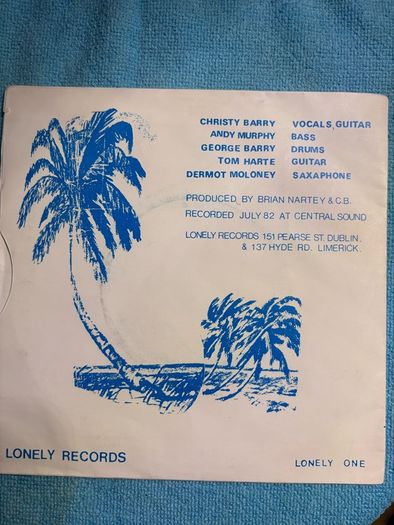 Christy And The Last of the Teenage Idols vinyl single Irish