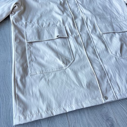 NEW Mens 9XL Cream Oversized Utility Jacket