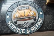 old cast iron sign