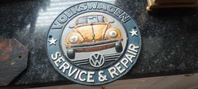 old cast iron sign