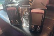 2 x 2025 Guinness premier league pint glasses