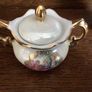 Vintage Minature Creamer & Sugar bowl set on tray Image 5