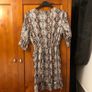 Snake print lightweight dress Image 4