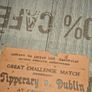 Rare Admission Ticket from the Bloody Sunday Football Match between Tipperary and Dublin held on November 21, 1920. I got this inside an Old Book, I believe it's Original as it has age wear expected of this period, Open to inspection at my house., not pus Image 2