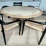Dining table and chairs new, used for show apartment Image 4