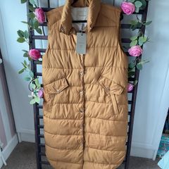 gilet Bnwt Freequent brand mustard gilet size small