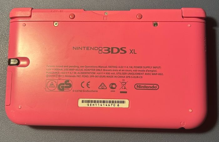 Nintendo 3DS XL Pink