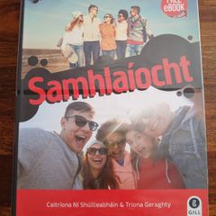 SECONDARY SCHOOL BOOKS - Irish Leaving Cert - Samhlaiocht - set of 2 books