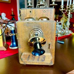 Antique Phone Liquor Cabinet