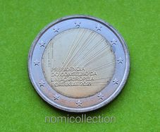 Portugal 2021 year Uncirculated 2 Euro coin.