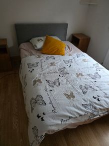 3 x Small double bed with headboard and mattress