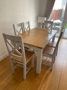 Dining table and chairs