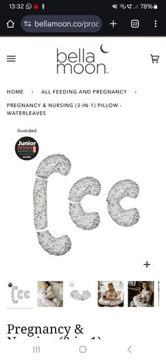 Bellamoon 3 in 1 pregnancy pillow