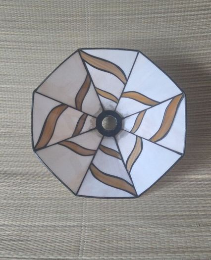 Stained glass lampshade