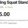 Squat Stands Heavy (rated 350kg) + Gym Weight Set! Image 2