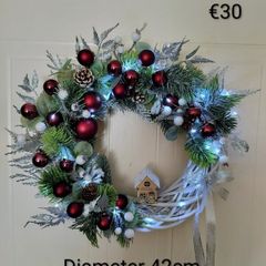 Christmas door wreath