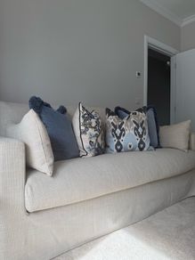 IKEA HYLTARP 2 Seater Sofa Light Beige As New
