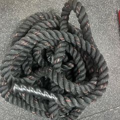 15m Battle Rope, Storage Hook & Wall Mounted Rope Anchor