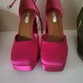 PENNEYS Pink Satin Sandal Image 2