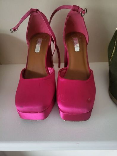 PENNEYS Pink Satin Sandal