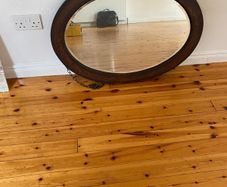 oak mirror