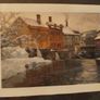 Framed print  of A Winter River Landscape Fritz Thaulow Image 6