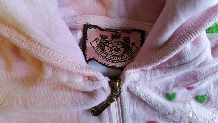 Juicy Couture tracksuit top 3-6m