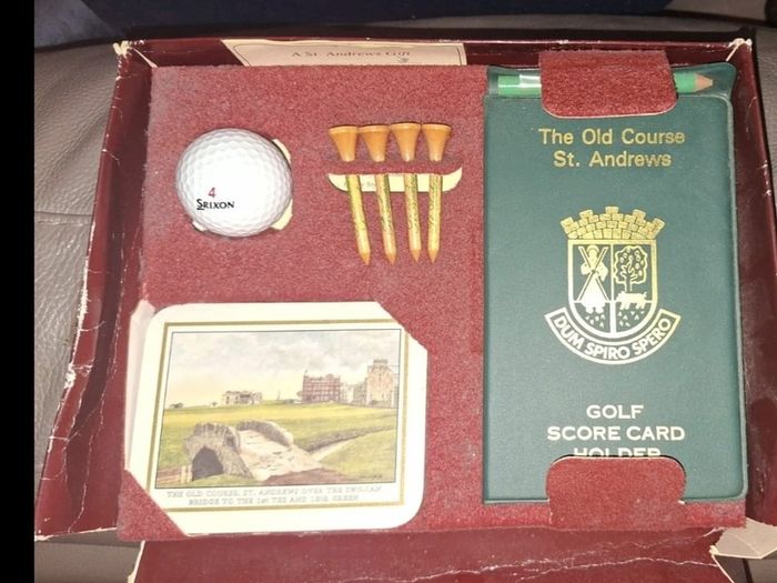 Vintage St.Andrews Golf gift set