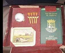 Vintage St.Andrews Golf gift set