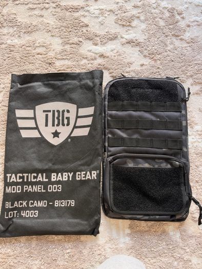 Tactical Baby Gear Carrier  Black Camo