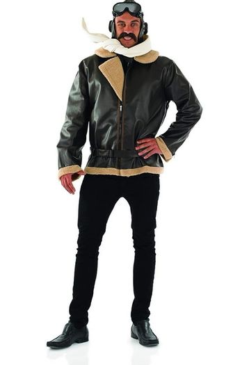 Aviator/ Pilot Jacket Men NEW Halloween