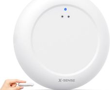 X-Sense Wi-Fi Water Sensor, Smart Water Leak Detector with App Alerts, IP67 Waterproof, Wireless Detector for Kitchen, Bathroom, Basement, SBS50 Base Station Required, SWS0A, 1-Pack